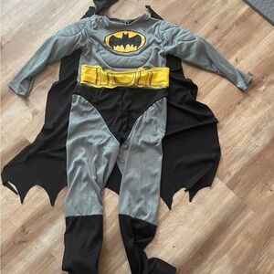 Superhero Kids Costume with Cape - Gray and Black